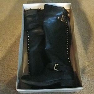 Steve Madden Lynet Black Boots